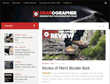 Tablet Screenshot of gearographer.com